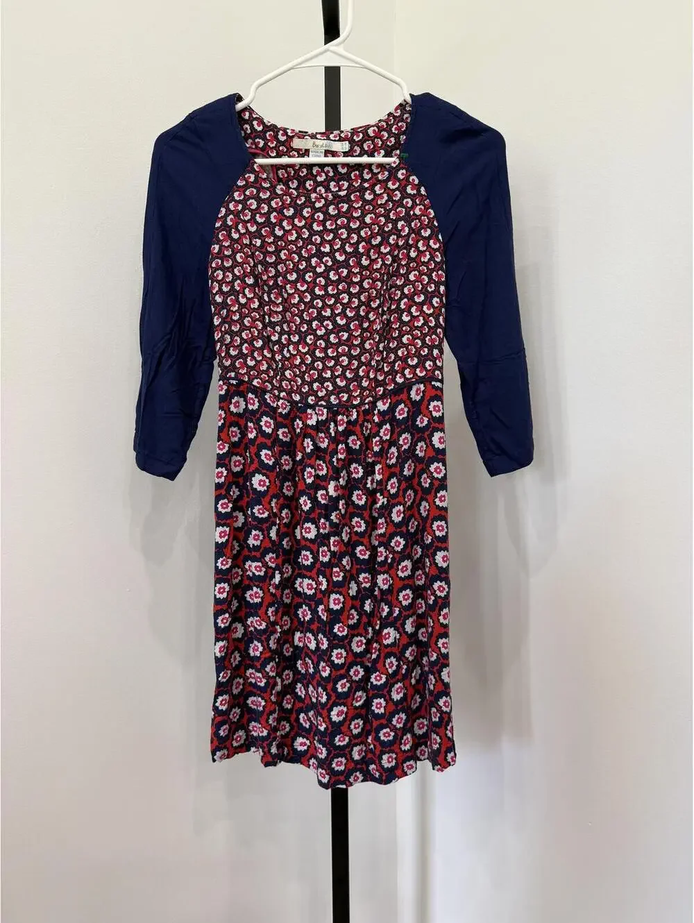 Boden 6 Mixed Print Raglan Sleeve Dress